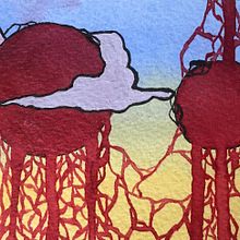 "Dream". Een project van Aquarelschilderen van Nathalie Flores - 18.11.2020