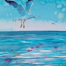 Manchas con Acuarela. Een project van Aquarelschilderen van Julian Cortary - 25.04.2021