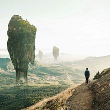 Meu projeto do curso: Fotomontagem no Photoshop: crie mundos futuristas. Matte Painting, and Photomontage project by Nuno Bianchi - 04.23.2021