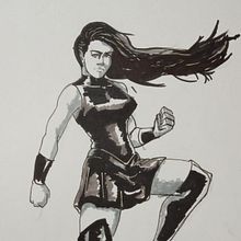 Meu projeto do curso:  Desenho de personagens femininas para quadrinhos. Traditional illustration project by Matheus Abrantes Ferreira - 04.26.2021