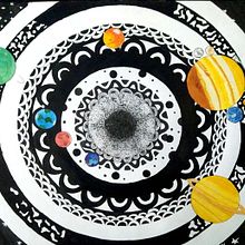Universo. Creativit, Ink Illustration, and Watercolor Painting project by María Alejandra Rodríguez Urueña - 06.24.2020
