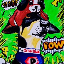 CAPITÁN PELUCHE. Un proyecto de Ilustración tradicional de luisa Morales G. - 26.04.2021