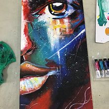 Hidden Face. Un projet de Peinture à l'huile de Paula Andrea López Ubeda - 15.03.2019