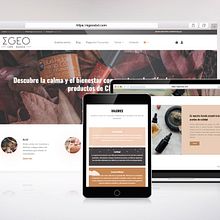 Página web Egeo CBD. Un proyecto de Diseño Web de El estudio de Coco - 15.11.2021