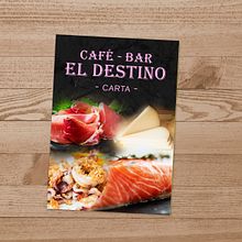 Portada Carta para Bar El Destino Ein Projekt aus dem Bereich Design und Grafikdesign von Ana Gallego - 26.04.2021