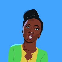 Danai Gurira. Digital Drawing project by Francisco Bonett - 04.26.2021
