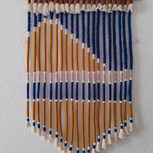 Mi Proyecto del curso: Macramé: técnicas de tejido envuelto. Un proyecto de Macramé de Karen Tovar - 26.04.2021