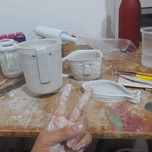 Mi Proyecto del curso: Cerámica en casa para principiantes. Un proyecto de Artesanía de Karen Tovar - 26.04.2021