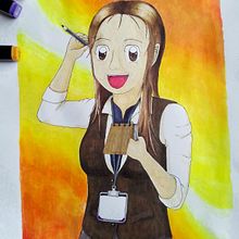 Mi Proyecto del curso: Coloreado con marcadores para dibujo manga. Artistic Drawing, Portrait Drawing, and Manga project by Laura Inga - 04.26.2021