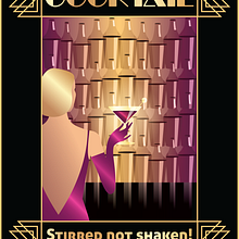 My project in Art Deco Style for Digital Illustration course. Un projet de Illustration traditionnelle de Carol G - 27.04.2021
