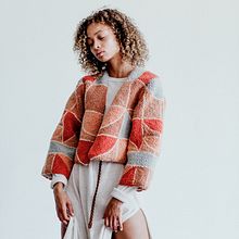 Sedona Coat. Fashion Design, and Fiber Arts project by Micah Clasper-Torch - 04.27.2021