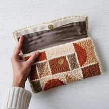 Punch Needle Clutch Purse. Accessor, Design, and Fiber Arts project by Micah Clasper-Torch - 04.27.2021