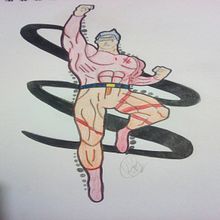 Mi Proyecto del curso: Ilustración para cómics: anatomía de un superhéroe. Een project van Traditionele illustratie van DERLY RIVAS - 27.04.2021