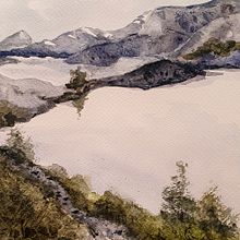 My project in  Natural Landscapes in Watercolor course. Projekt z dziedziny Malowanie akwarelą użytkownika suep - 30.04.2021