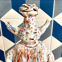 Mi Proyecto del curso: Creación y modelado de personajes en cerámica. Ceramics project by Caroline Krabbe - 04.27.2021