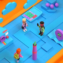 Feira de Cursos - Univates. Traditional illustration, and 3D project by Dan Cristian - 04.26.2021