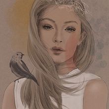 My project in Illustrated Portraits with Procreate course.  project by charly_ - 04.27.2021