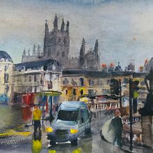 Urban Watercolour Landscapes. Fine Arts project by jembo - 04.27.2021