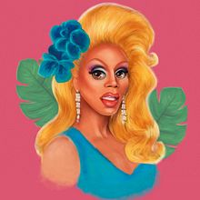 RuPaul Drag Race. Un proyecto de Ilustración tradicional, Ilustración digital, Diseño de personajes y Televisión de Antonio Ufarte - 27.04.2021