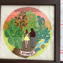 Mi Proyecto del curso: Introducción al bordado botánico. Embroider project by Arlette Cassot - 04.28.2021