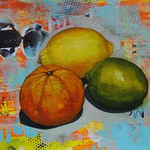 Intergrate spontanous mixed media backgrounds with figure drawing and painting . Figura Desen, Pictură în ulei, Desen de portret, Desen în creion, Colaj și Pictura de Laura Raborn - 04.28.2021