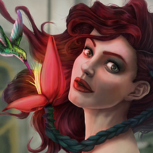Mi Proyecto del curso: Retratos digitales de fantasía con Photoshop. Un proyecto de Dibujo digital de Leonardo Mazzuquelli - 27.04.2021