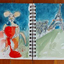 My project in Artistic Watercolor Sketching: Dare to Express Your Ideas course. Painting project by donna medgyesi - 04.28.2021