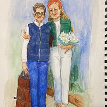My project in Illustration and Character Development with Watercolor course. Un progetto di Illustrazione tradizionale di Liana Musatova - 28.04.2021