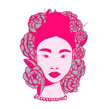 My project in Digital Portraits with Unique Style on Procreate course. Un proyecto de Ilustración digital de Marie Amann - 28.04.2021