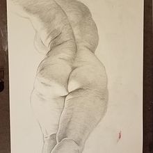 Life Drawings for Shane Wolf Course. Drawing, and Fine Arts project by J. Smay - 04.08.2021