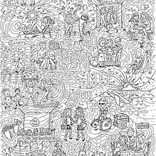 Meu projeto do curso: Ilustração vetorial com estilo doodles. Digital Illustration project by Patricia Braga - 04.29.2021