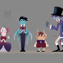Mi Proyecto del curso: Fábrica de personajes ilustrados. Projekt z dziedziny Projektowanie postaci, Trad, c, jna ilustracja, Ilustracja c, frowa, Ilustracje dla dzieci i Narracja użytkownika gypuki - 28.04.2021