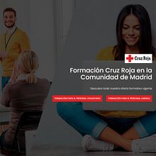 Portal de formación - Cruz Roja Madrid. Web Development, and Web Design project by Estudio de diseño y comunicacion - 04.29.2021