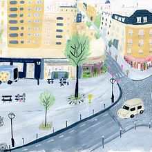 My project in Pictorial Sketchbook with Gouache course. Projekt z dziedziny Trad, c i jna ilustracja użytkownika Orianne Mio - 29.04.2021