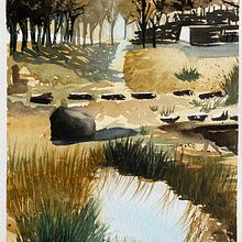 Mi Proyecto del curso:  Paisajes naturales en acuarela. Naturalistic Illustration project by martarouraventura - 04.29.2021