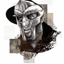 MF DOOM Ein Projekt aus dem Bereich Traditionelle Illustration, Bleistiftzeichnung, Zeichnung, Porträtzeichnung, Realistische Zeichnung und Editorial Illustration von Paul Ryding - 01.02.2021