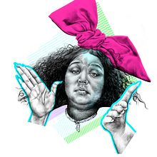 Lizzo Ein Projekt aus dem Bereich Traditionelle Illustration, Bleistiftzeichnung, Porträtzeichnung, Verlagsdesign, Realistische Zeichnung und Editorial Illustration von Paul Ryding - 02.04.2019