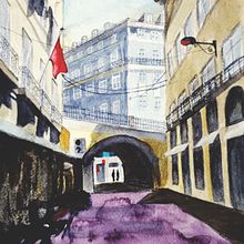 Mi Proyecto del curso: Representación arquitectónica en acuarela. Un proyecto de Arte urbano de Carlos Justiniano - 29.04.2021