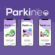 Proyecto Parkineo. Design, UX / UI, Art Direction, Graphic Design, and Advertising project by Carlos De Luz Muñoz - 04.30.2021
