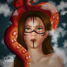 Mi Proyecto del curso: Retratos digitales de fantasía con Photoshop . Ilustrație tradițională de Betsabeth Vega - 04.29.2021