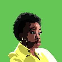 Viola Davis. Digital Drawing project by Francisco Bonett - 04.30.2021