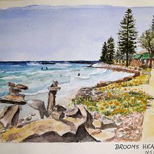 Landscape sketches Ein Projekt aus dem Bereich L, schaftsbau und Sketchbook von Nora A Conti Liesac - 30.04.2021