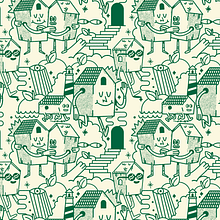 Mi Proyecto del curso: Pattern Design analógico y digital. Un progetto di Pattern design di Marcelo Figueredo - 30.04.2021