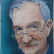 Czesiu - Realistic Chalk Pastel Portraits course. Un proyecto de Ilustración tradicional de elkakrum - 25.04.2021