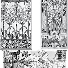 Art Nouveau decals. Un proyecto de Ilustración tradicional, Artesanía y Cerámica de Cristina - 30.04.2021