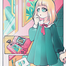 My project in Digital Illustration with Manga Influence course. Traditional illustration project by Paige Mulder - 04.26.2021