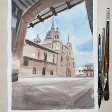 Mi Proyecto del curso: Representación arquitectónica en acuarela. Un proyecto de Ilustración arquitectónica de Lola - 01.05.2021