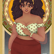 Jugando un poco con Procreate. Traditional illustration project by Linda Nieves - 05.01.2021