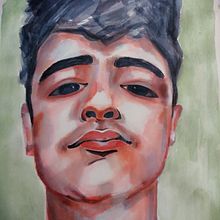 Retrato de mi hijo. La primera vez que hago un retrato, seguiré practicando con el resto de la familia. . Portrait Drawing project by Macadamio - 05.01.2021