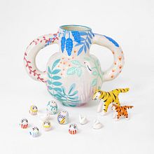 Vases en céramique, série "amphores". Un progetto di Ceramica di Sara Theron - 01.05.2021